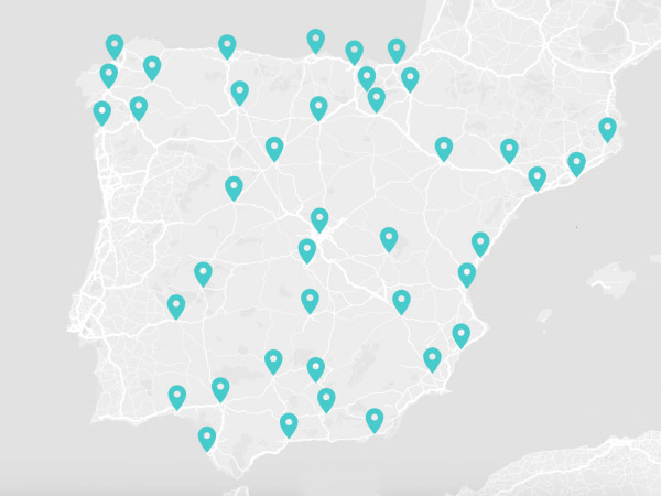 Geofarma, mapa de nuestras farmacias realizadas